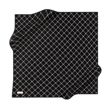 Pierre Cardin İpek Eşarp - 8902230-311 Siyah Gri Sura