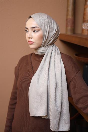 Silk Home Deluxe Şal - Açık Taş