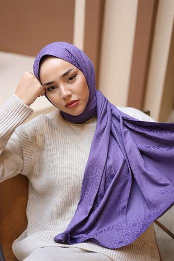 Silk Home Deluxe Şal - Eflatun