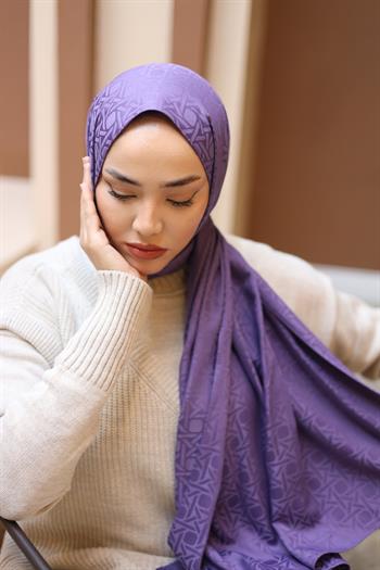 Silk Home Deluxe Şal - Eflatun