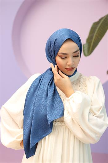 Silk Home Deluxe Şal - Kot Mavi