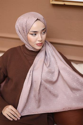 Silk Home Deluxe Şal - Koyu Pudra