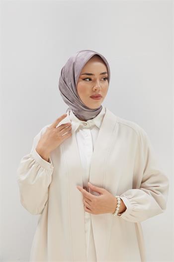 Silk Home Desenli Shiny Eşarp - 8647 - Gülkurusu