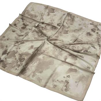 Silk Home Desenli Shiny Eşarp - 8647 - Kum Beji