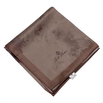 Silk Home Desenli Shiny Eşarp - 8647 - Mocha