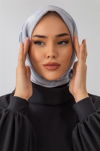 Silk Home Desenli Shiny Eşarp - 8647 - Siyah Gümüş