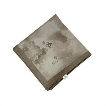 Silk Home Desenli Shiny Eşarp - 8647 - Soft Vizon