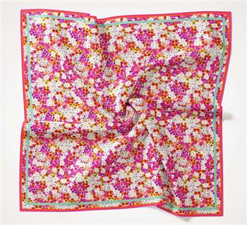 Silk Home Soft Eşarp - 1070 - Pembe Turuncu