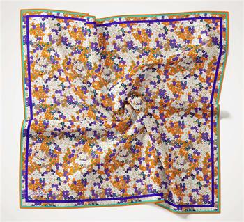 Silk Home Soft Eşarp - 1070 - Turuncu Saks