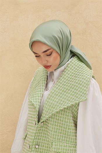 Silk Home Düz Shiny Eşarp - Açık Çağla