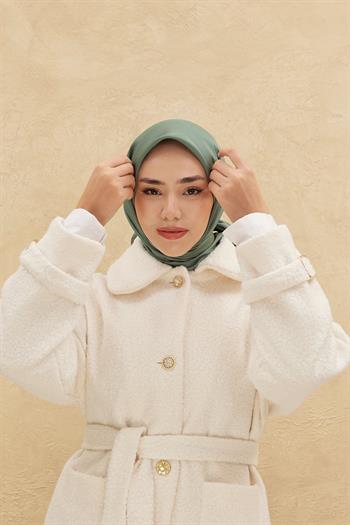 Silk Home Düz Shiny Eşarp - Çağla