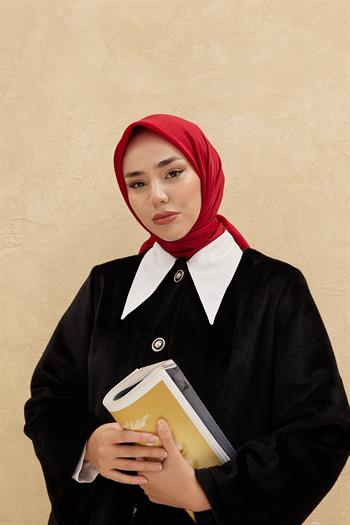 Silk Home Düz Shiny Eşarp - Kırmızı