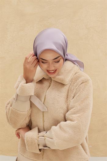Silk Home Düz Shiny Eşarp - Lila