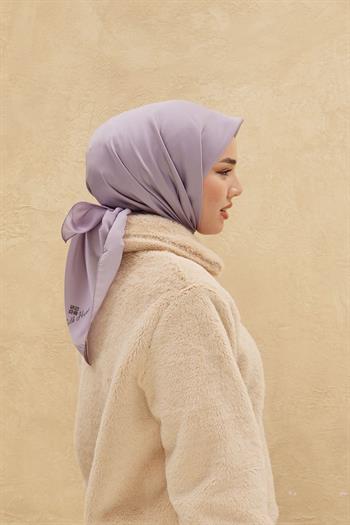 Silk Home Düz Shiny Eşarp - Lila
