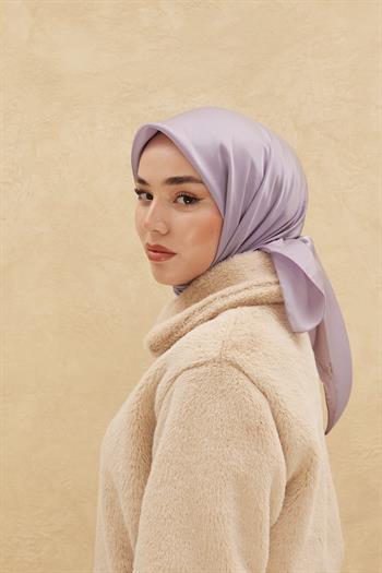 Silk Home Düz Shiny Eşarp - Lila