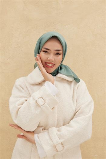 Silk Home Düz Shiny Eşarp - Mint