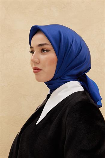 Silk Home Düz Shiny Eşarp - Saks