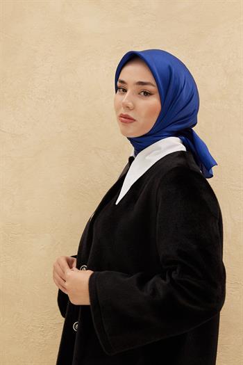 Silk Home Düz Shiny Eşarp - Saks