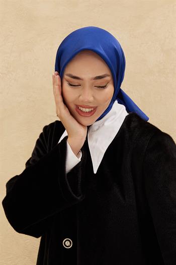 Silk Home Düz Shiny Eşarp - Saks