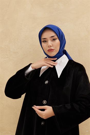 Silk Home Düz Shiny Eşarp - Saks