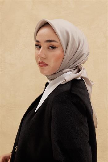 Silk Home Düz Shiny Eşarp - Taş