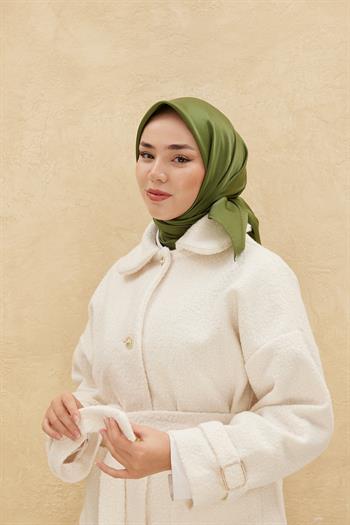 Silk Home Düz Shiny Eşarp - Yeşil
