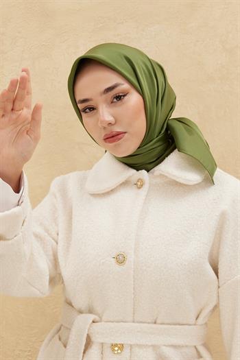 Silk Home Düz Shiny Eşarp - Yeşil