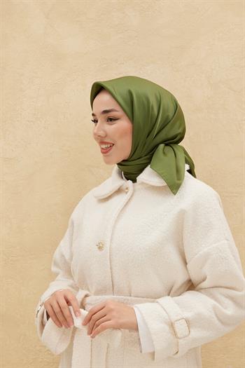 Silk Home Düz Shiny Eşarp - Yeşil