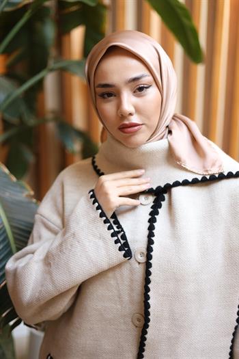 Silk Home Micro Eşarp - Camel