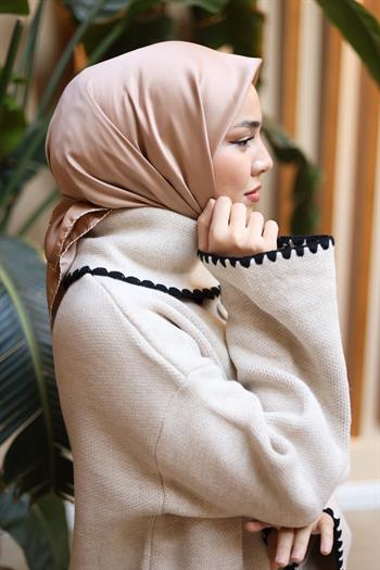 Silk Home Micro Eşarp - Camel