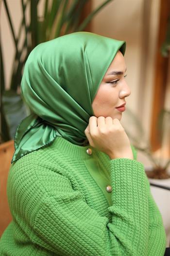 Silk Home Micro Eşarp - Çimen