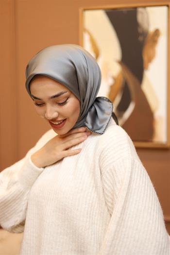 Silk Home Micro Eşarp - Füme