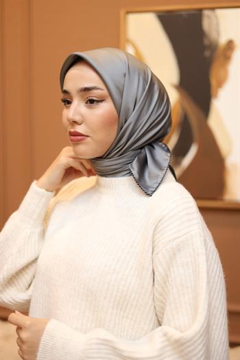 Silk Home Micro Eşarp - Füme