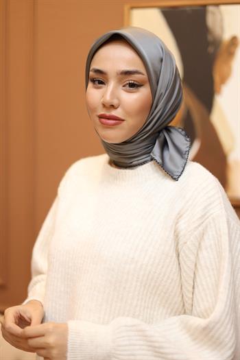 Silk Home Micro Eşarp - Füme