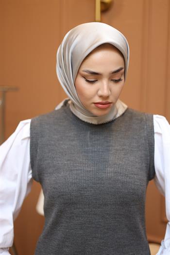 Silk Home Micro Eşarp - Gümüş