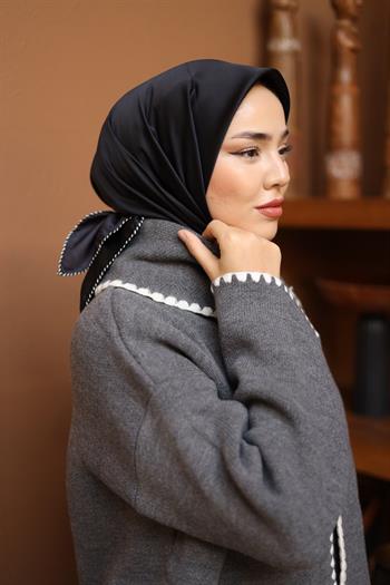 Silk Home Micro Eşarp - Siyah