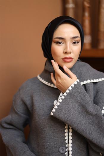 Silk Home Micro Eşarp - Siyah