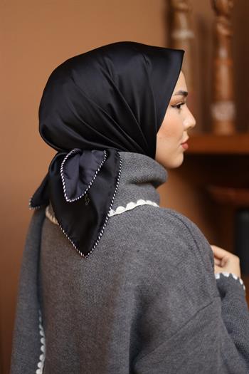 Silk Home Micro Eşarp - Siyah