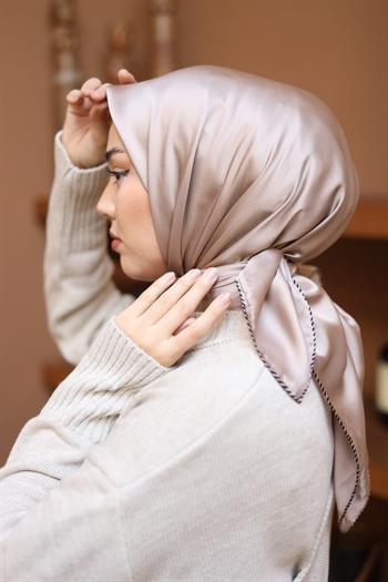 Silk Home Micro Eşarp - Vizon