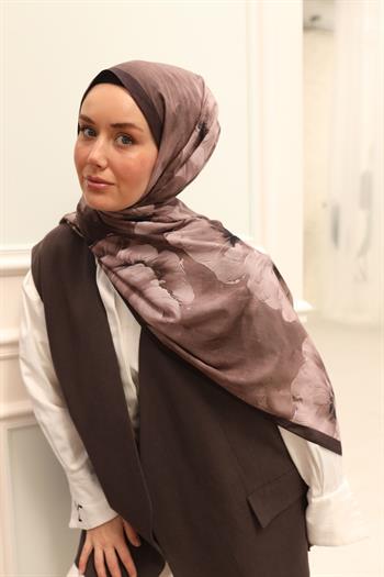 Silk Home Nariya Şal - 90006 - Koyu Gül Kurusu