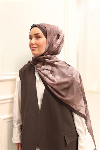 Silk Home Nariya Şal - 90006 - Koyu Gül Kurusu