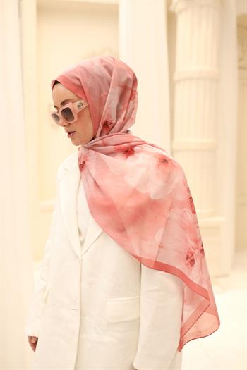 Silk Home Nariya Şal - 90006 - Mercan