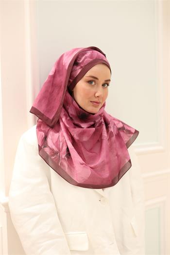 Silk Home Nariya Şal - 90006 - Mürdüm