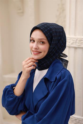 Silk Home Olinda Eşarp - 48004 - Lacivert Mavi