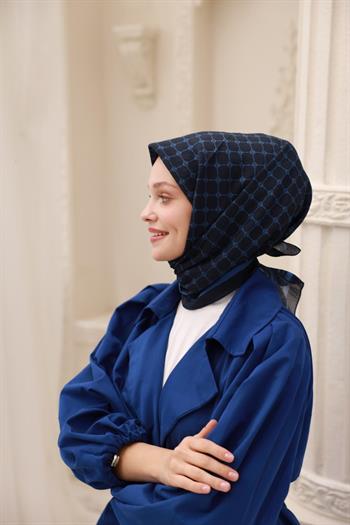 Silk Home Olinda Eşarp - 48004 - Lacivert Mavi