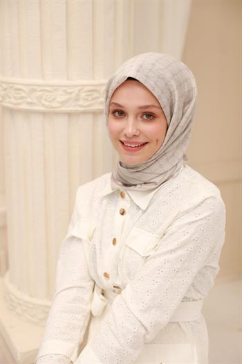 Silk Home Olinda Eşarp - 48004 - Soft Gri