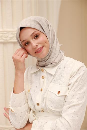 Silk Home Olinda Eşarp - 48004 - Soft Gri