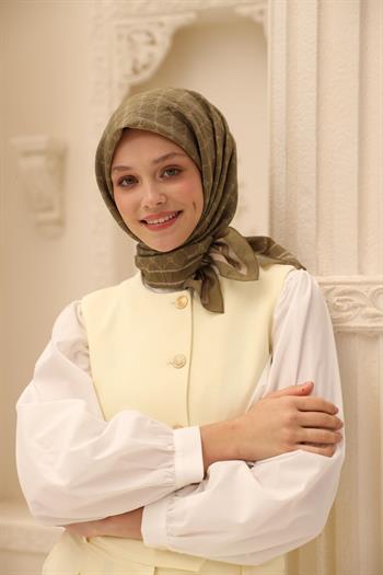 Silk Home Olinda Eşarp - 48004 - Yeşil Vizon