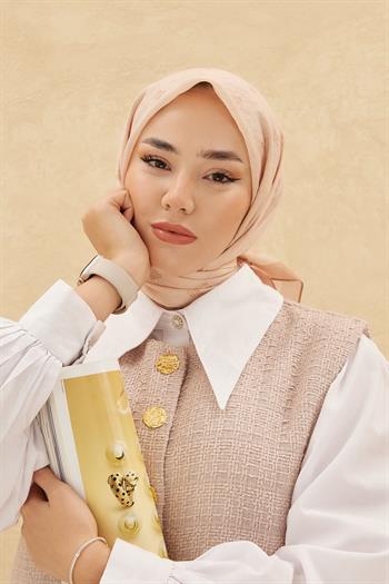 Silk Home Olinda Eşarp - Bej Vizon