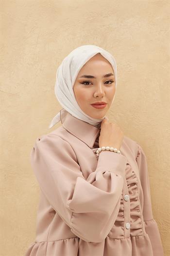 Silk Home Olinda Eşarp - Beyaz Taş